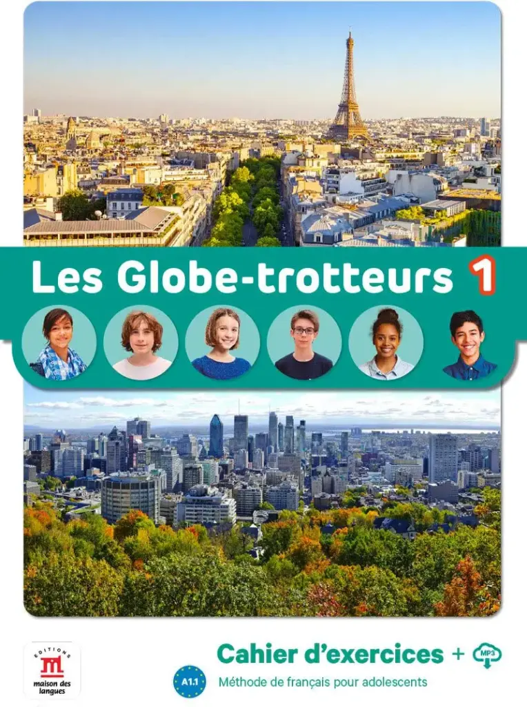[9788411570121] LES GLOBE-TROTTEURS 1 - CUADERNO DE EJERCICIOS + AUDIO DESCARGABLE