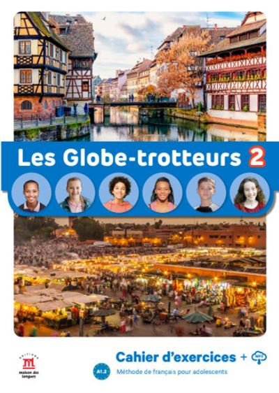 [9788411570169] LES GLOBE-TROTTEURS 2 - CUADERNO DE EJERCICIOS + AUDIO DESCARGABLE